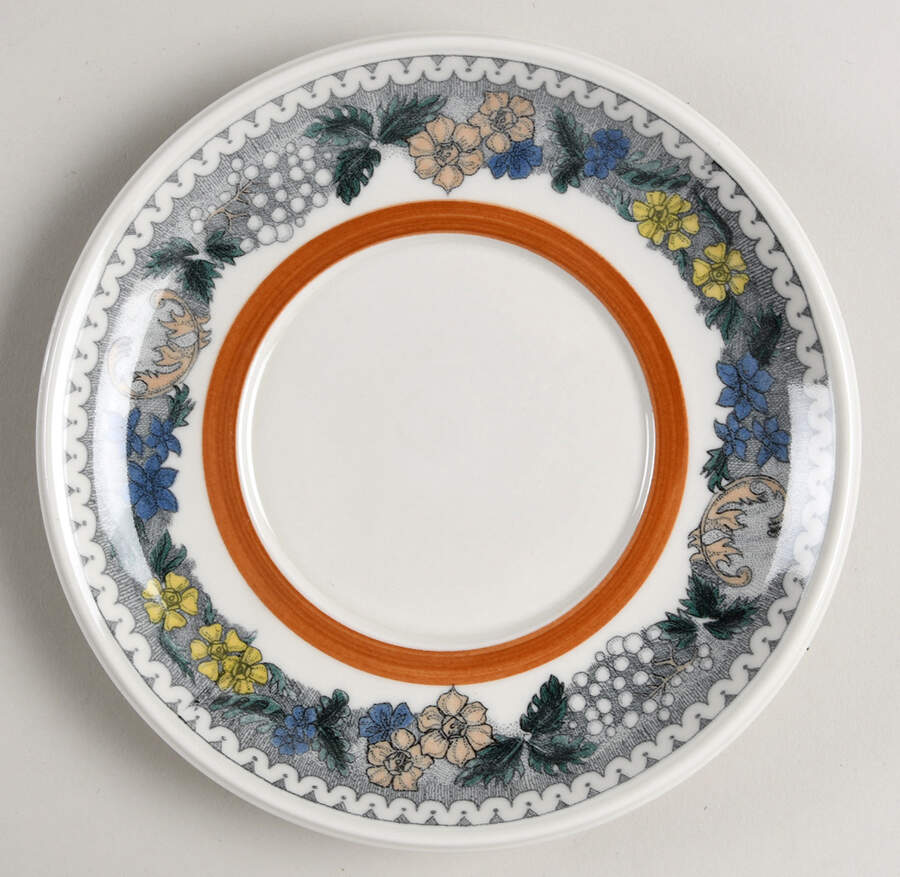 Burgund Saucer for Cream Soup Bowl by Goebel-1