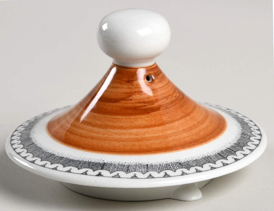 Burgund Lid for Teapot by Goebel-1