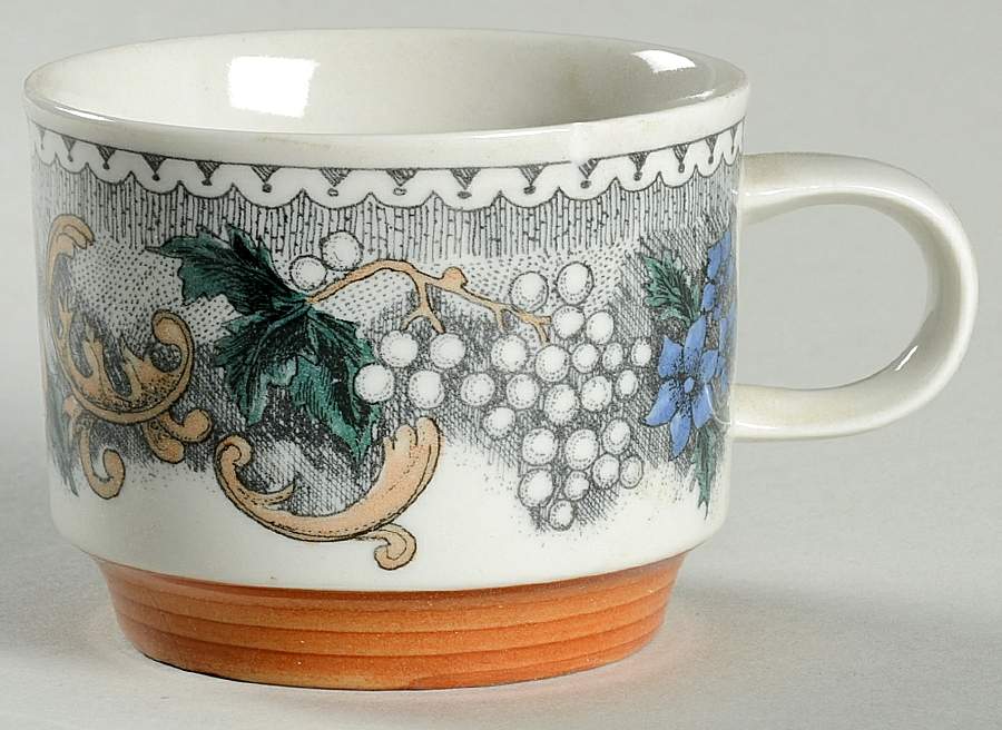 Burgund Flat Cup by Goebel-1