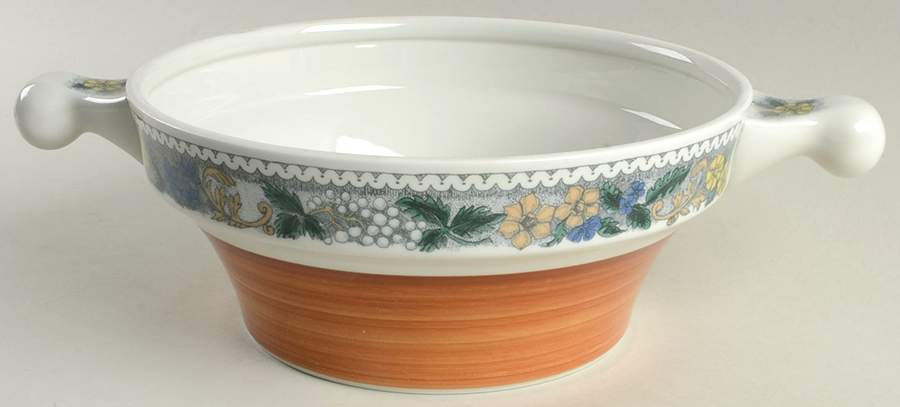 Burgund 2 Qt Round Covered Casserole No Lid by Goebel-1
