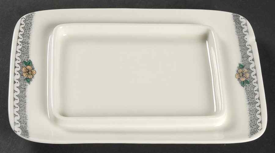 Burgund Rectangular Butter No Lid by Goebel-1