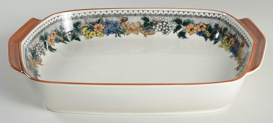 Burgund 13"  Rectangular Baker by Goebel-1