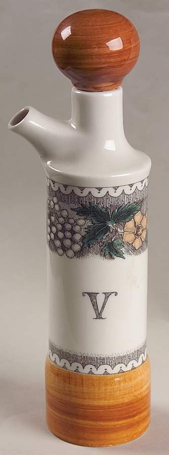 Burgund Vinegar Cruet and Stopper by Goebel-1