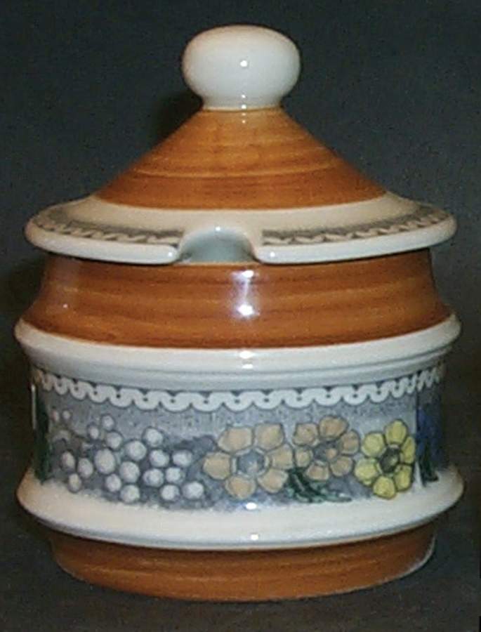 Burgund Sugar Bowl & Lid by Goebel-1
