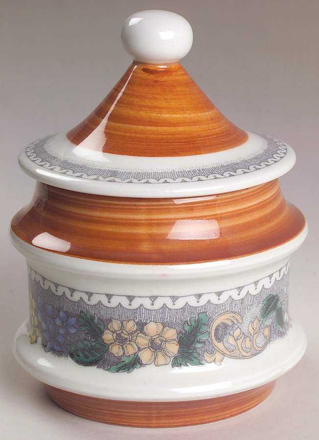 Burgund Sugar Bowl & Lid by Goebel-1