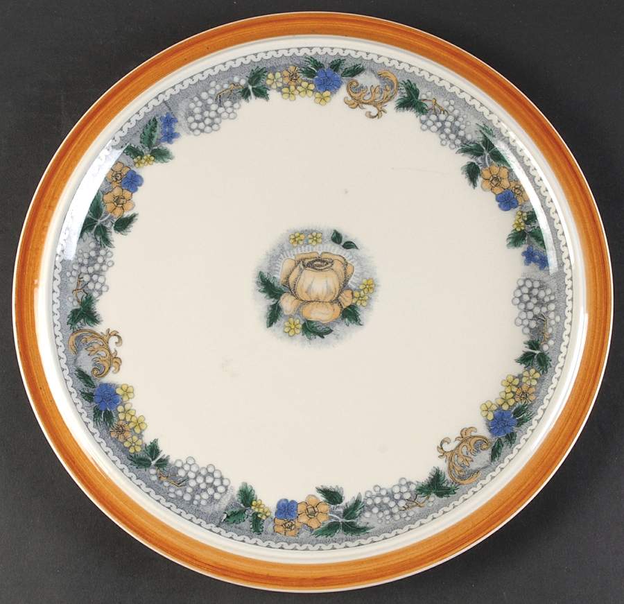 Burgund 12" Chop Plate (Round Platter) by Goebel-1