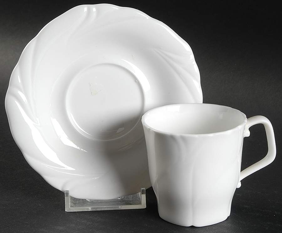 Etoiles Flat Demitasse Cup & Saucer Set by Goebel-1