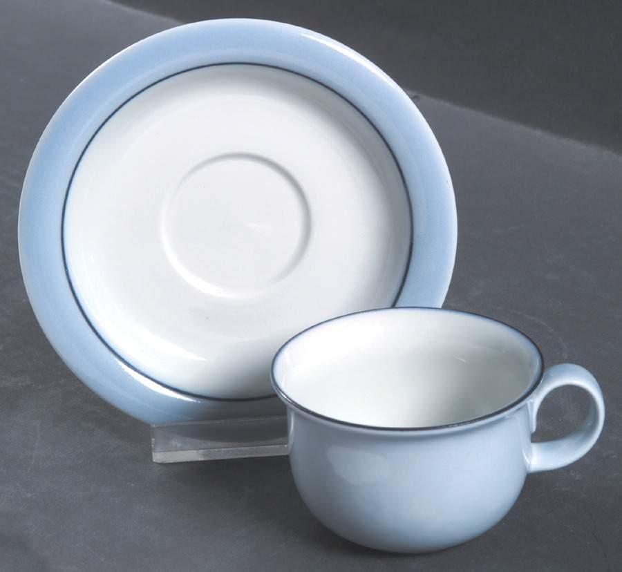 Gota Flat Demitasse Cup & Saucer Set by Goebel-1
