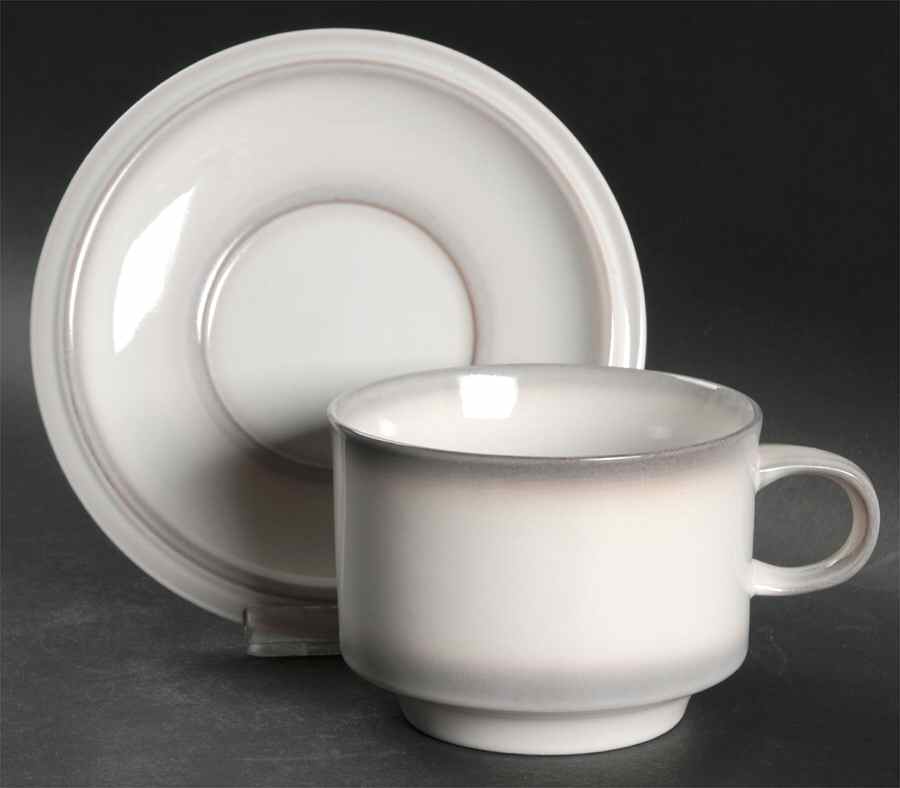 Lorraine Flat Cup & Saucer Set by Goebel-1