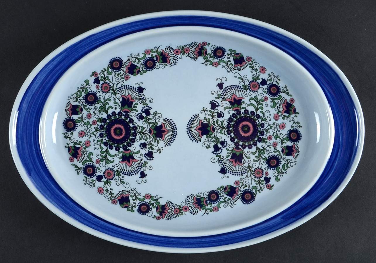 Mazurka 12" Oval Serving Platter by Goebel-1