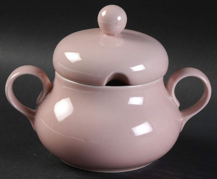 Meridian Pink Sugar Bowl & Lid by Goebel-1