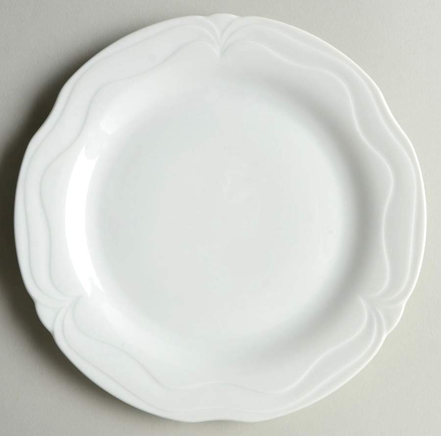 Plaza White Salad Plate by Goebel-1