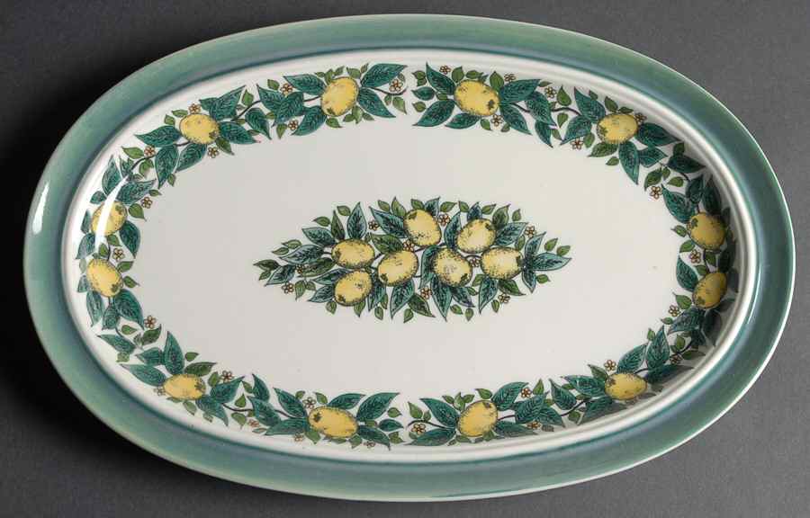 Savoy 14" Oval Serving Platter by Goebel-1