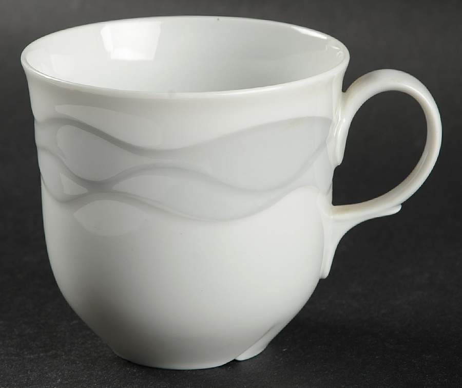Zamora Gray Flat Cup by Goebel-1