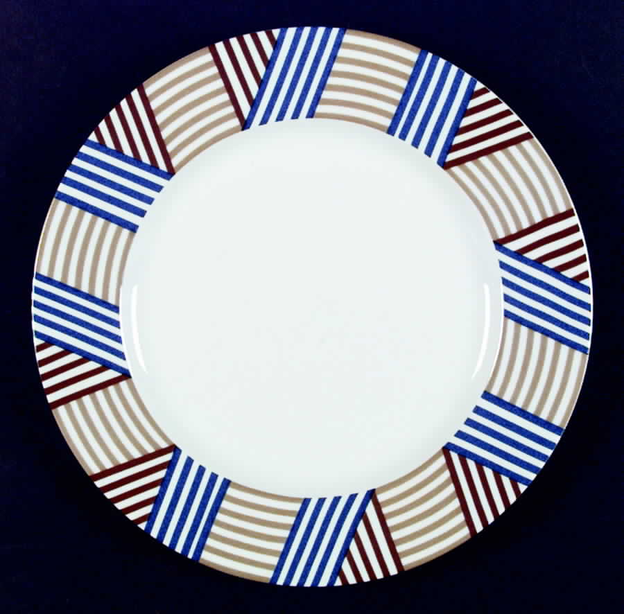 Anna Blue Dinner Plate by Bill Goldsmith-1