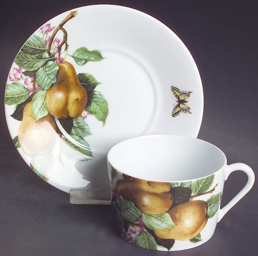 Compote Footed Cup & Saucer Set by Bill Goldsmith-1