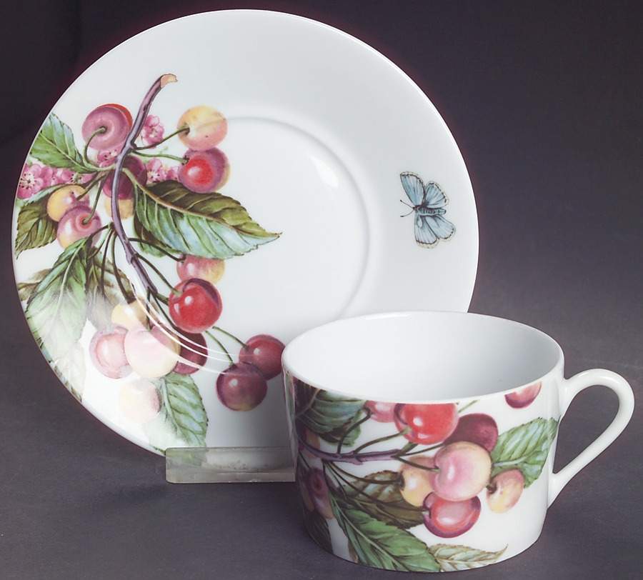 Compote Footed Cup & Saucer Set by Bill Goldsmith-1