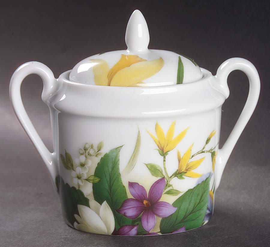 Narcissus Sugar Bowl & Lid by Bill Goldsmith-1