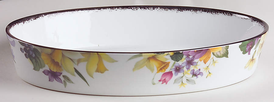 Narcissus 12'' Oval Baker by Bill Goldsmith-1