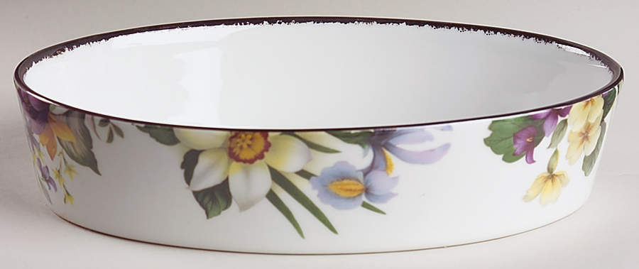 Narcissus 10" Oval Baker by Bill Goldsmith-1