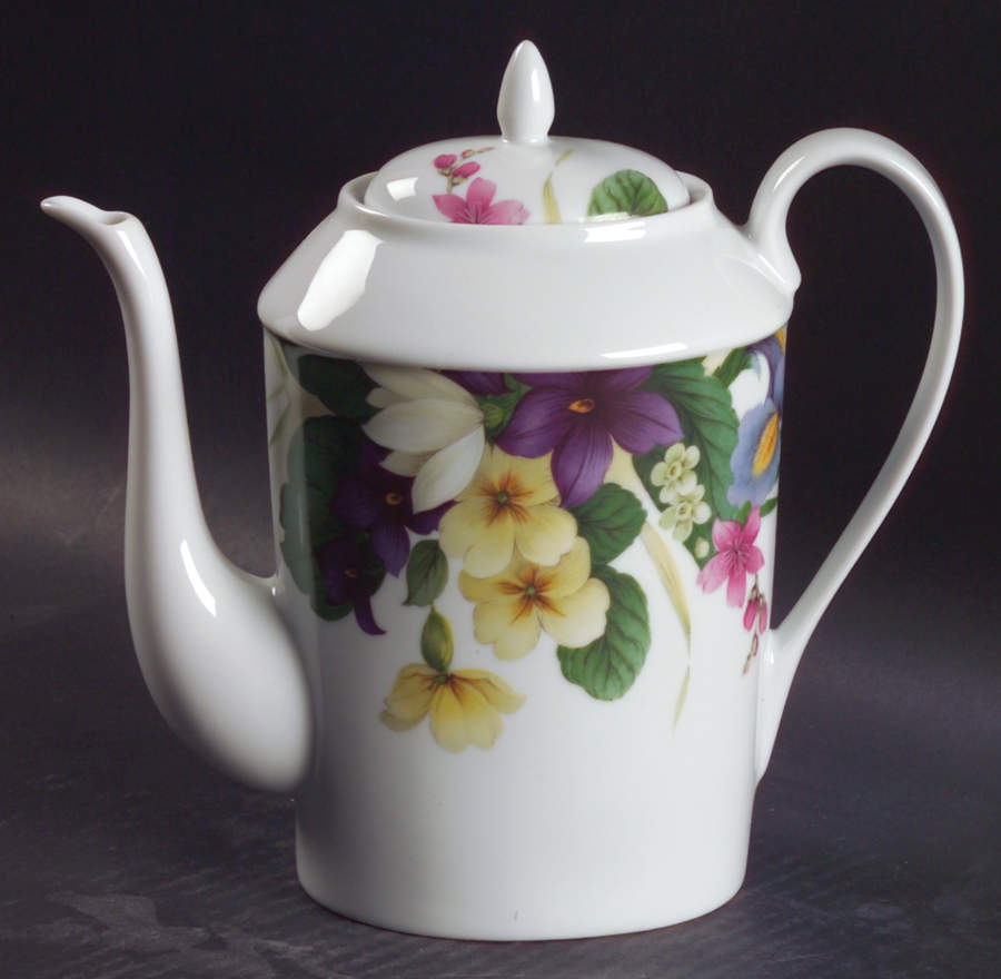 Narcissus Coffee Pot & Lid by Bill Goldsmith-1
