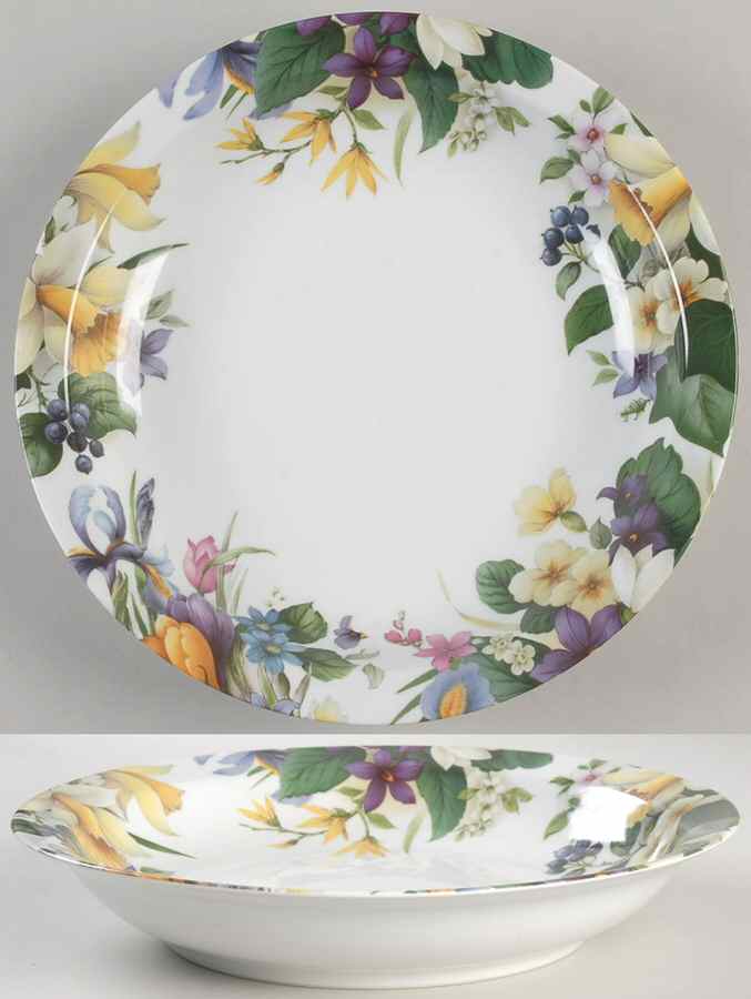 Narcissus 11" Round Vegetable Bowl by Bill Goldsmith-1