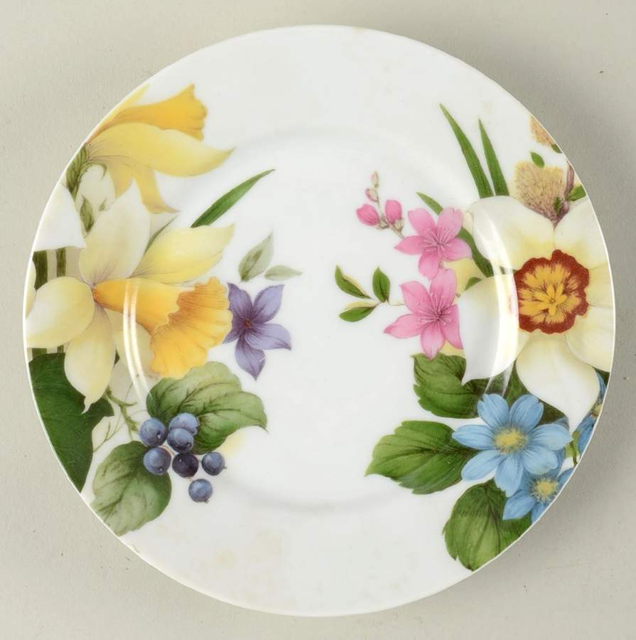 Narcissus Bread & Butter Plate by Bill Goldsmith-1