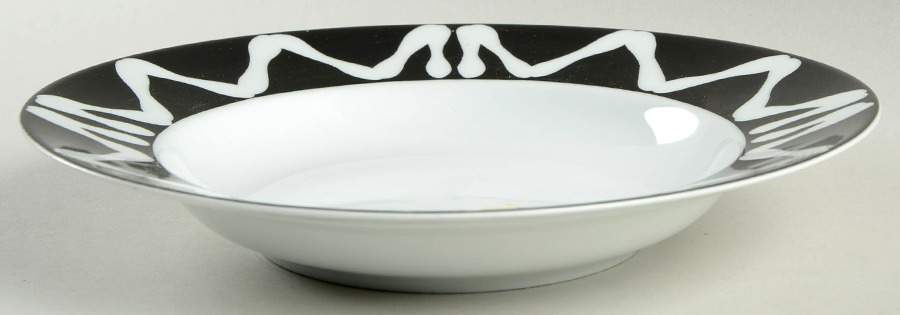 New Florida Black Rim Soup Bowl by Bill Goldsmith-1