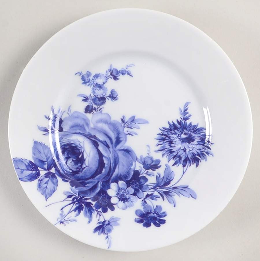 Potpourri Blue Bread & Butter Plate by Bill Goldsmith-1