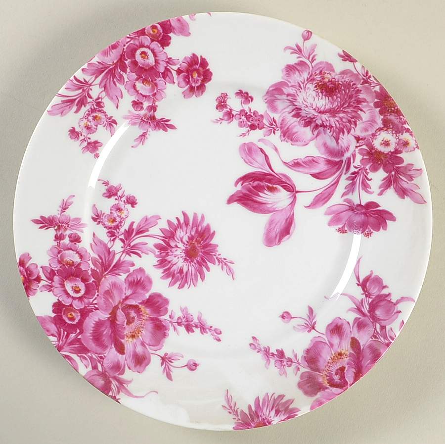 Potpourri Red Salad Plate by Bill Goldsmith-1