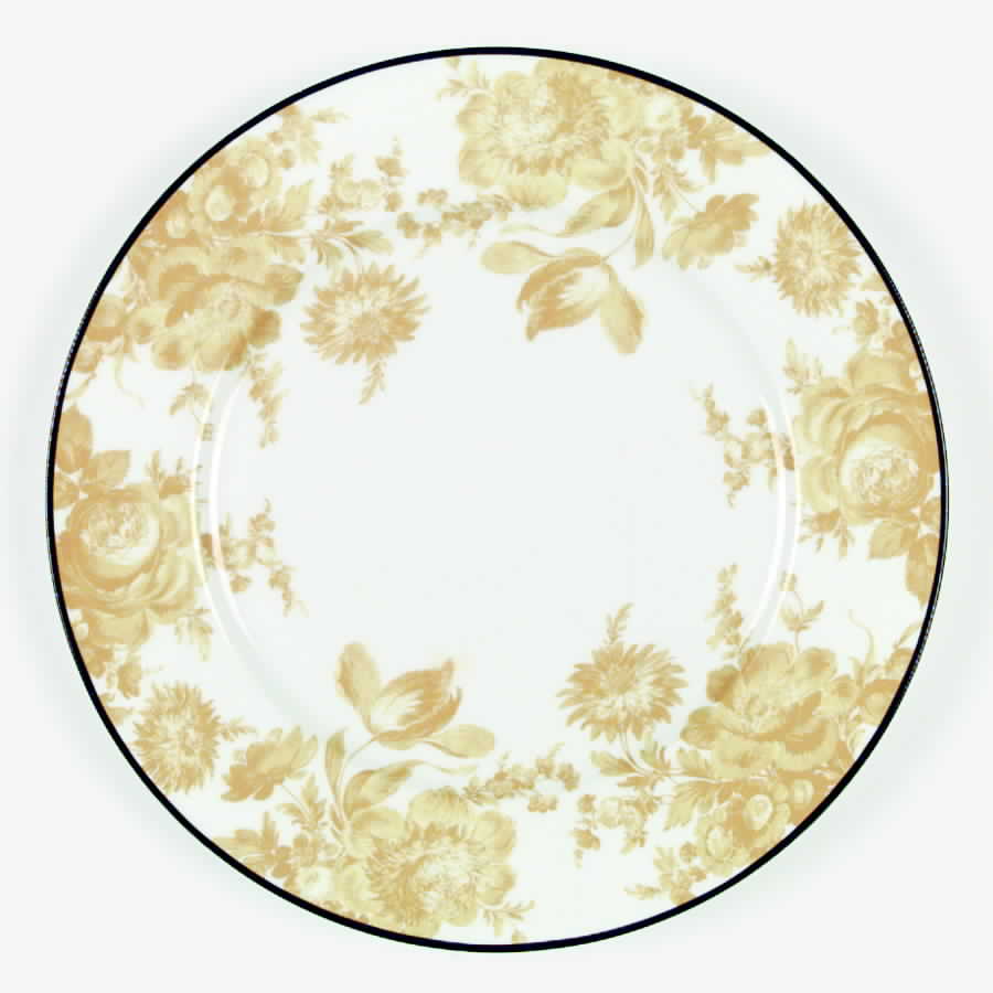 Potpourri Yellow Dinner Plate by Bill Goldsmith-1