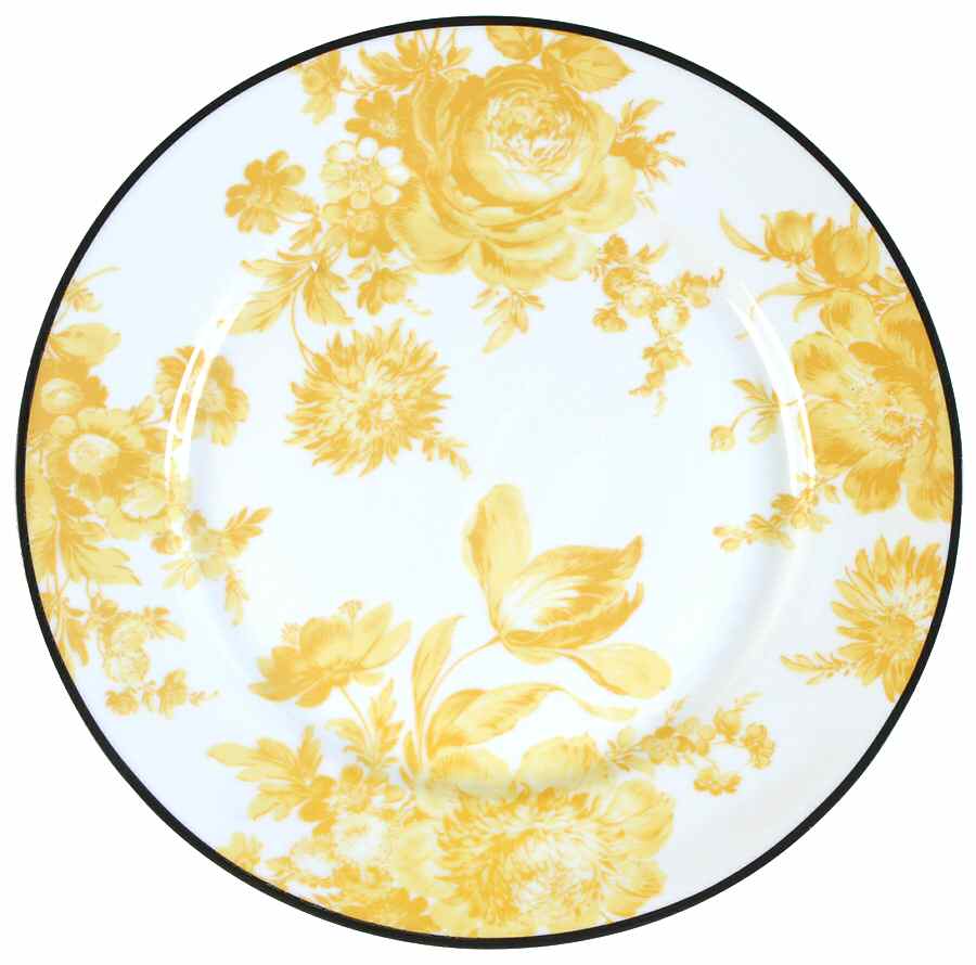 Potpourri Yellow Salad Plate by Bill Goldsmith-1