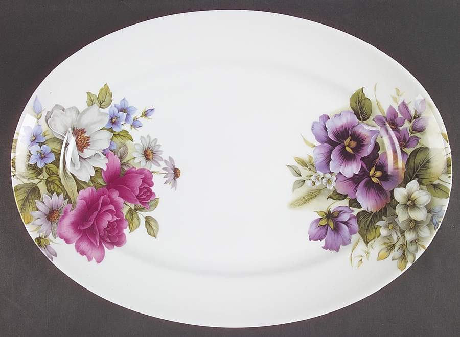Victoria 16" Oval Serving Platter by Bill Goldsmith-1