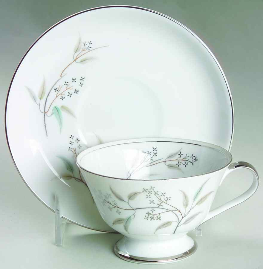 Alyson Footed Cup & Saucer Set by Grace-1