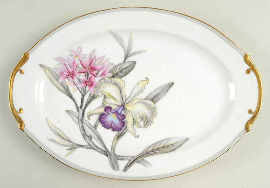 Charleston 12" Oval Serving Platter by Grace-1