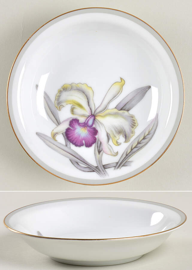 Charleston Rim Fruit/Dessert (Sauce) Bowl by Grace-1