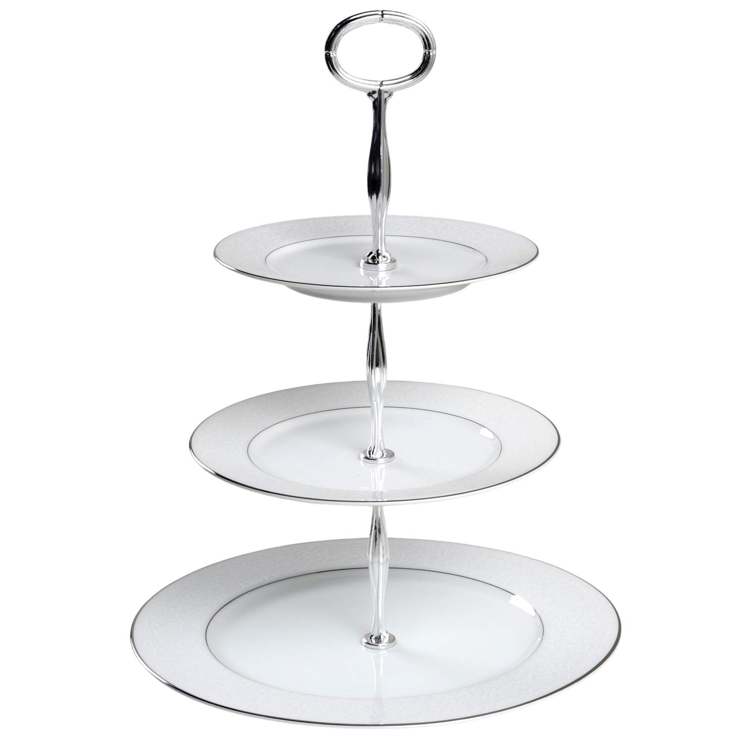 Concerto 13 7/8"-14 1/4" 3-Tiered Serving Tray(DP,SP,BB) HC by Grace-1