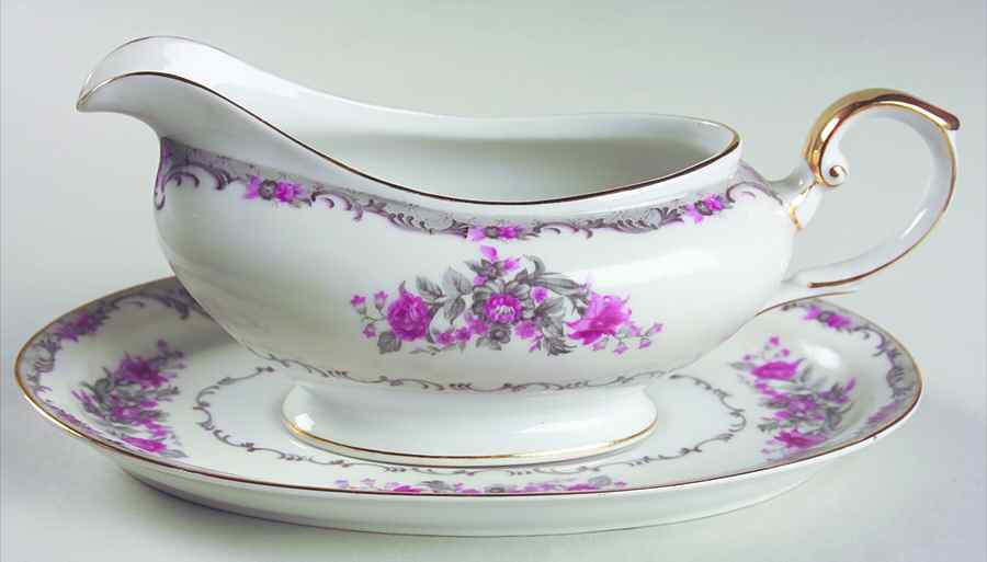 Corsage Gravy Boat & Underplate by Grace-1