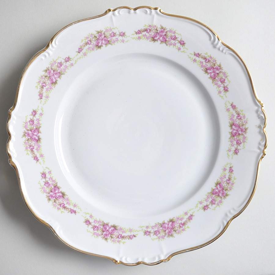 Dresden Rose 12" Chop Plate (Round Platter) by Grace-1