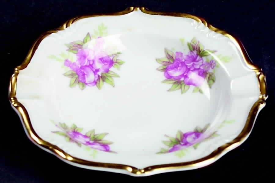 Dresden Rose Small Ashtray by Grace-1