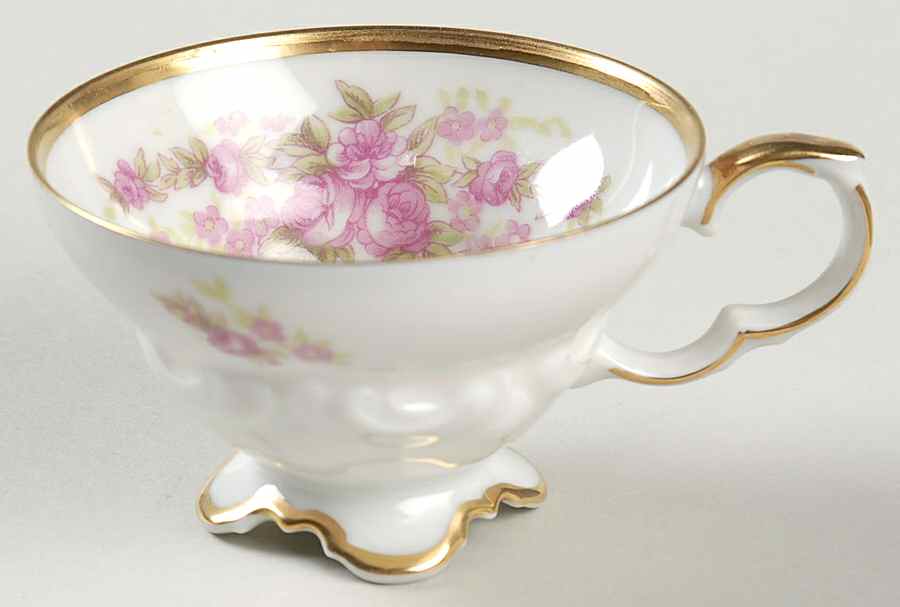 Dresden Rose Footed Demitasse Cup by Grace-1
