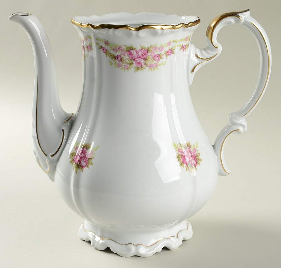 Dresden Rose Coffee Pot No Lid by Grace-1