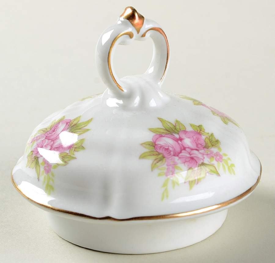 Dresden Rose Lid for Mini Coffee Pot by Grace-1