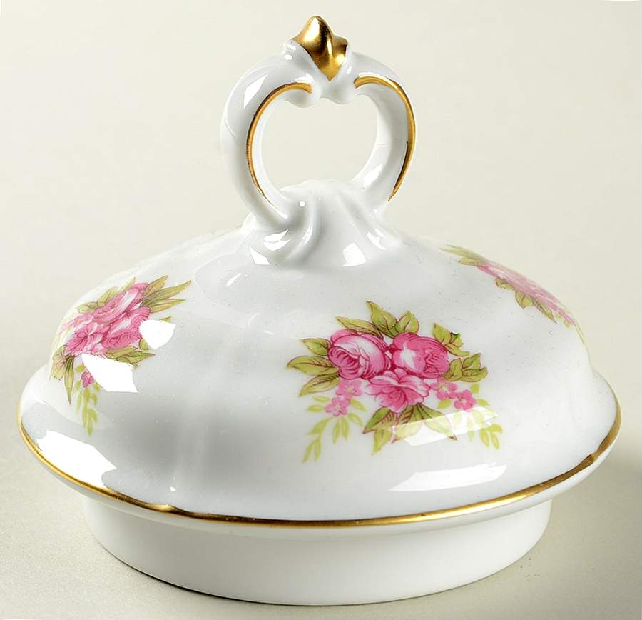 Dresden Rose Lid for Coffee Pot by Grace-1