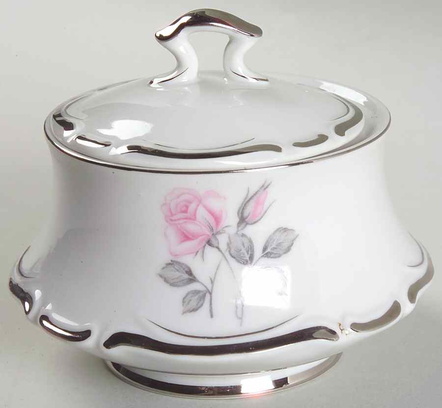 Elegante Sugar Bowl & Lid by Grace-1