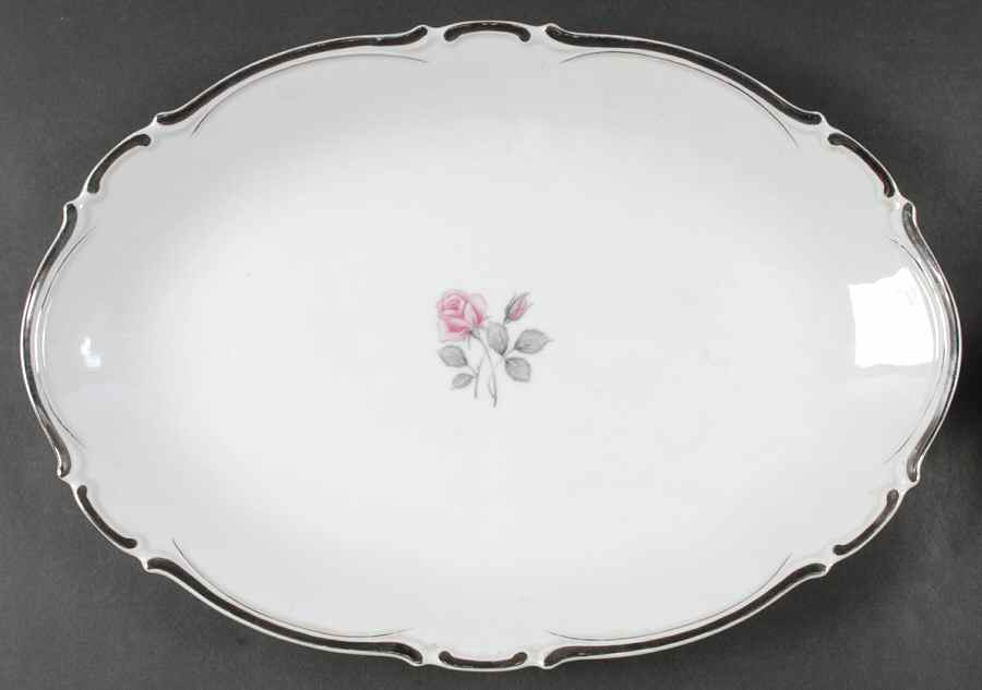 Elegante 16" Oval Serving Platter by Grace-1