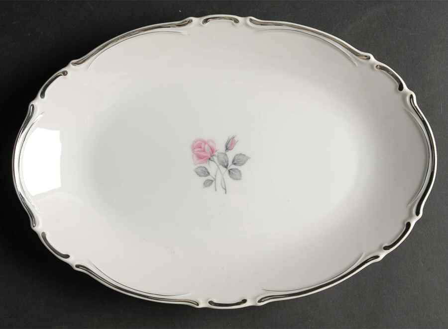 Elegante 12" Oval Serving Platter by Grace-1