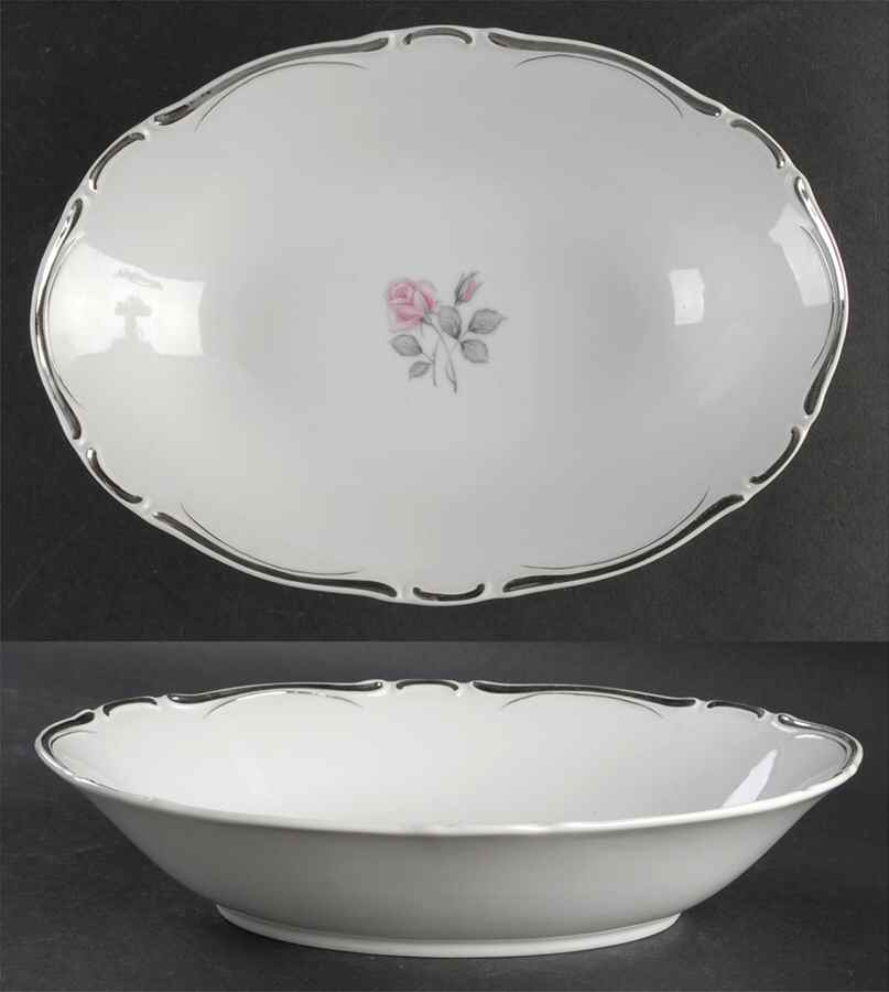 Elegante 11" Oval Vegetable Bowl by Grace-1