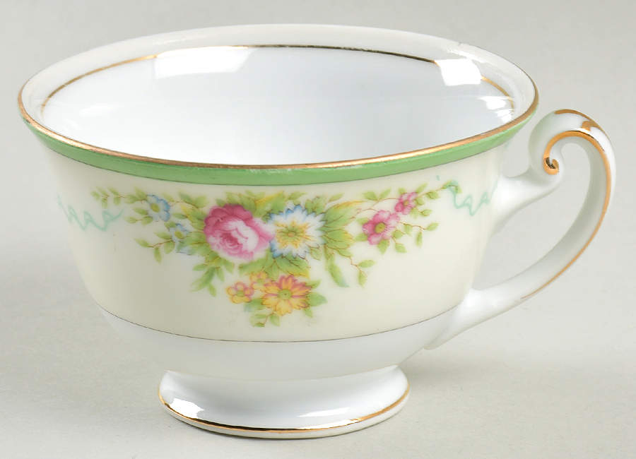 Formal Garden Footed Cup by Grace-1