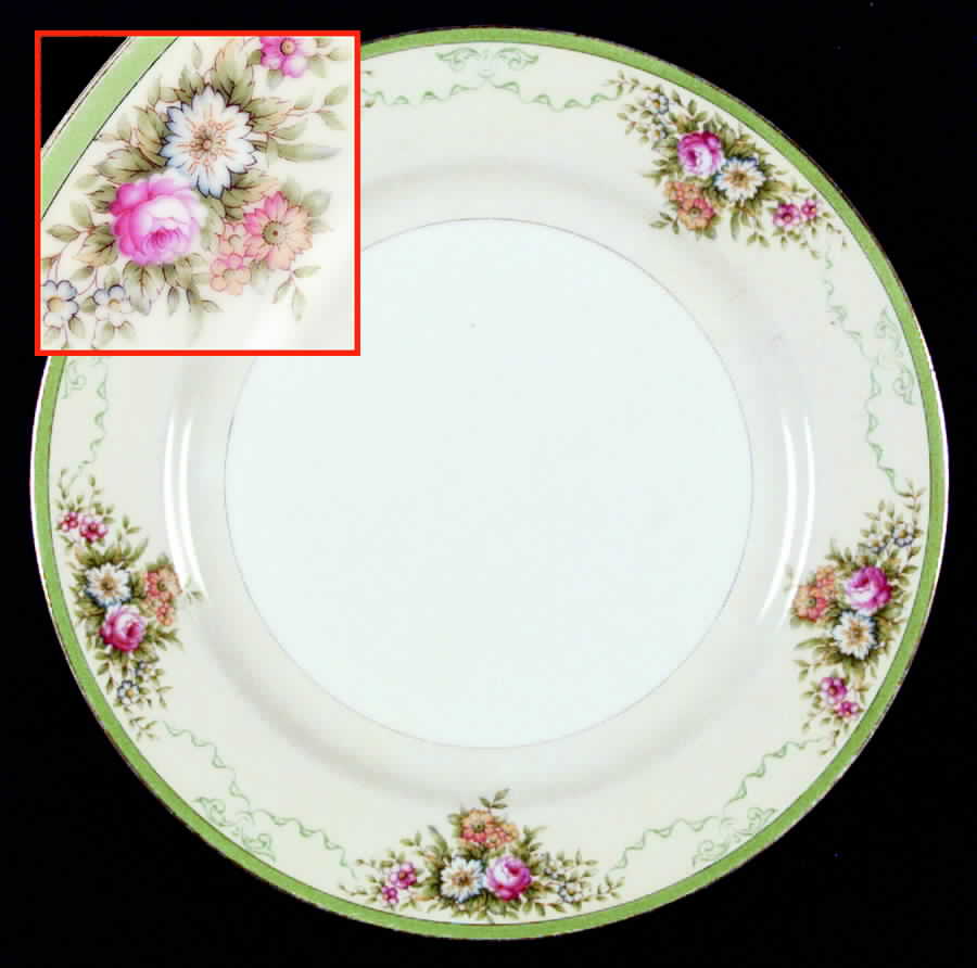 Formal Garden Dinner Plate by Grace-1